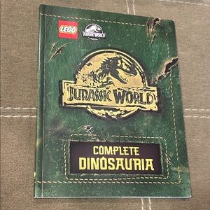 LEGO Jurassic World Dinosauria Book with Green Cover